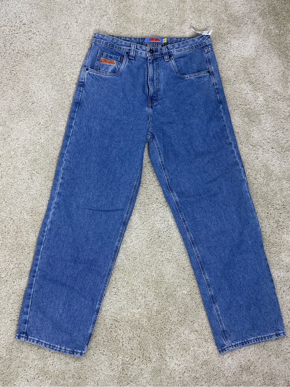 Empyre Baggy Skater Jeans Men’s Size 32 Blue Loose Fit Y2K Denim